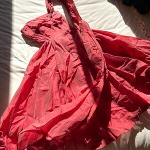 1940s vintage‎ pink a line formal dress fair condition xs